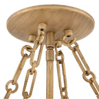 Fredrick Ramond FR46914BNG Burnished Gold Medium Drum Chandelier Image 5