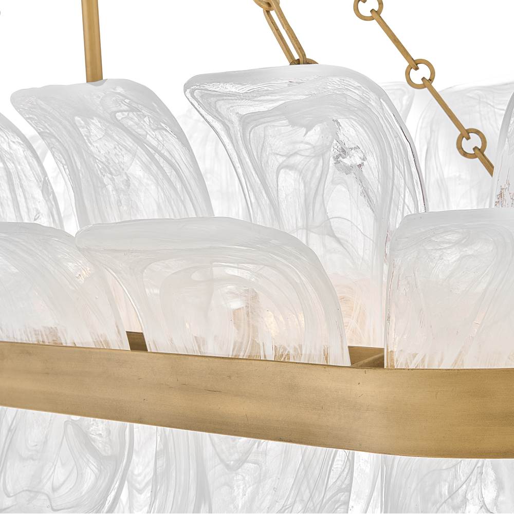 Fredrick Ramond FR46915BNG Burnished Gold Large Ten-light Linear Image 6