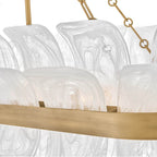 Fredrick Ramond FR46915BNG Burnished Gold Large Ten-light Linear Image 6