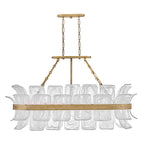 Fredrick Ramond FR46915BNG Burnished Gold Large Ten-light Linear Image 3