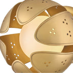 Fredrick Ramond FR46962UB-LL Unlacquered Brass Small Semi-flush Mount Image 6