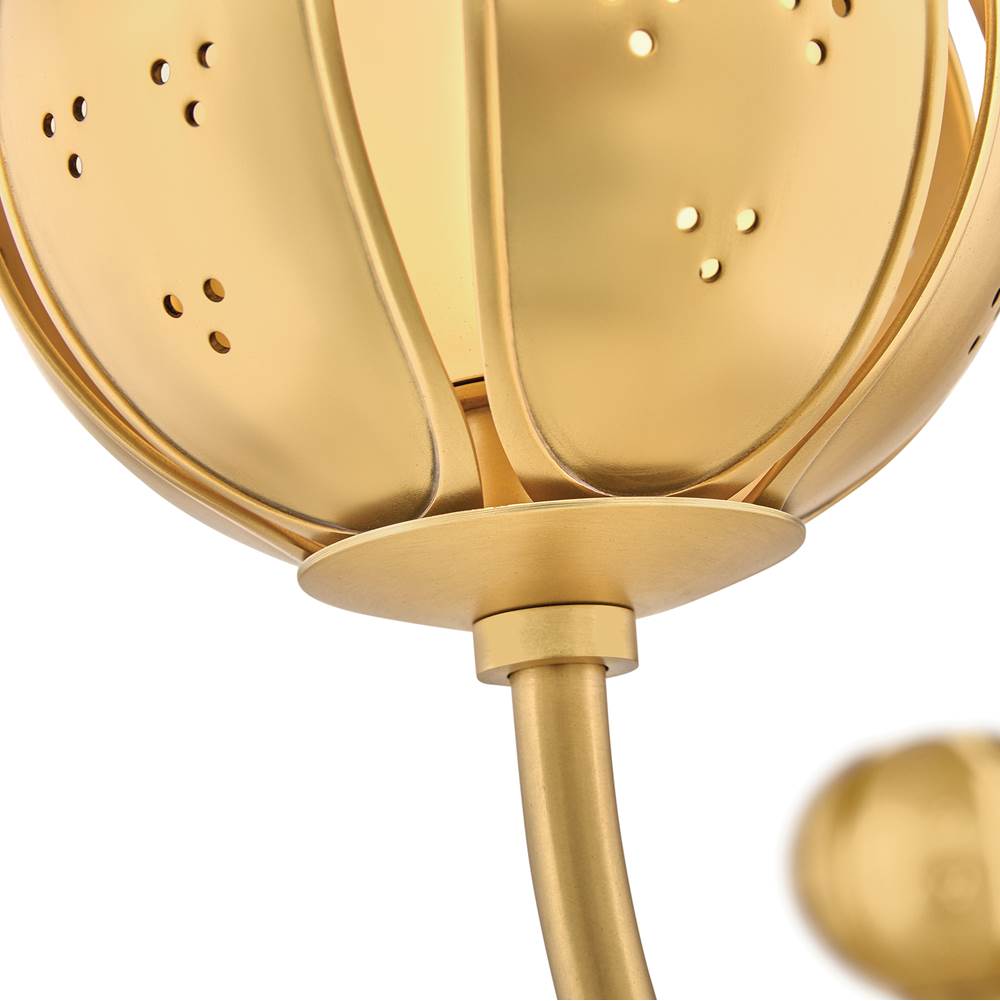 Fredrick Ramond FR46963UB-LL Unlacquered Brass Large Abstract Chandelier Image 6