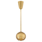 Fredrick Ramond FR46967UB-LL Unlacquered Brass Small Pendant Image 1