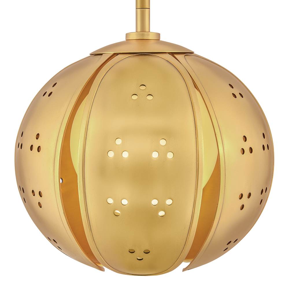 Fredrick Ramond FR46967UB-LL Unlacquered Brass Small Pendant Image 5
