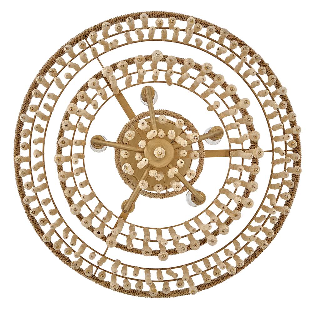 Fredrick Ramond FR47003BNG Burnished Gold Medium Semi Flush Mount Image 7