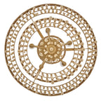 Fredrick Ramond FR47003BNG Burnished Gold Medium Semi Flush Mount Image 7