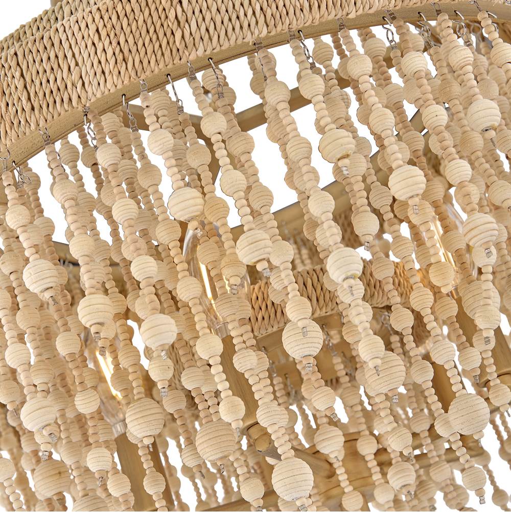 Fredrick Ramond FR47003BNG Burnished Gold Medium Semi Flush Mount Image 6