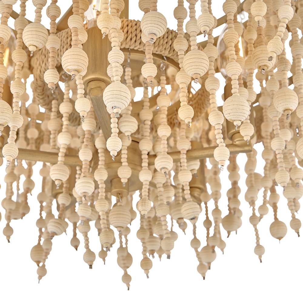 Fredrick Ramond FR47003BNG Burnished Gold Medium Semi Flush Mount Image 5
