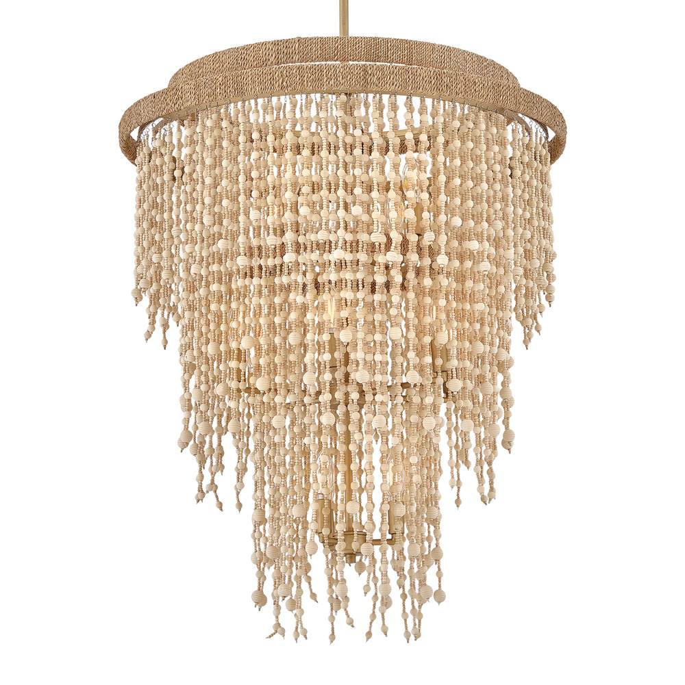 Fredrick Ramond FR47004BNG Burnished Gold Medium Chandelier Image 4