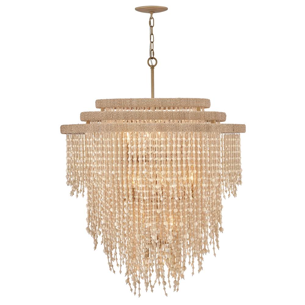 Fredrick Ramond FR47006BNG Burnished Gold Large Chandelier Image 1