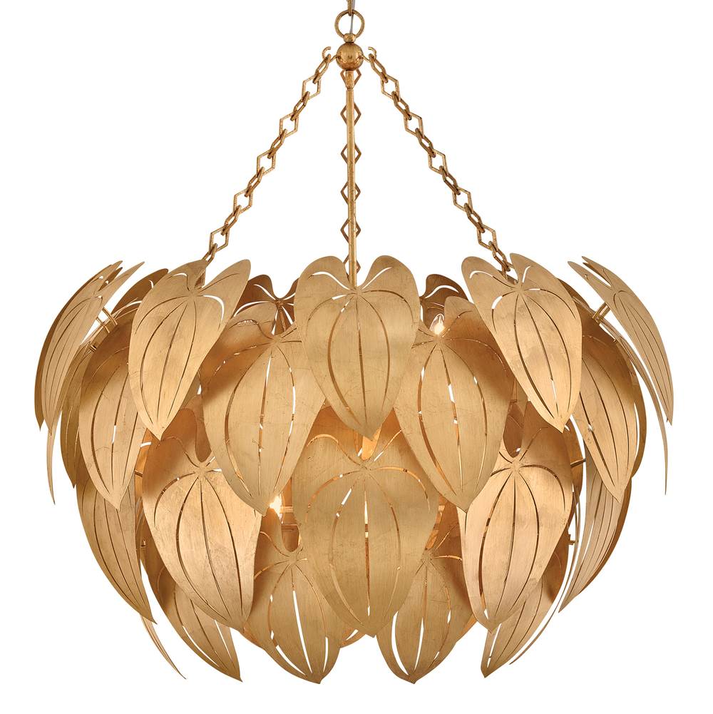 Fredrick Ramond FR47166DA Distressed Brass Large Chandelier Image 5