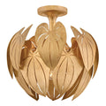 Fredrick Ramond FR47167DA Distressed Brass Large Convertible Semi-flush Mount Image 1