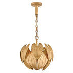 Fredrick Ramond FR47167DA Distressed Brass Large Convertible Semi-flush Mount Image 8