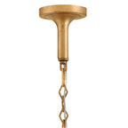 Fredrick Ramond FR47167DA Distressed Brass Large Convertible Semi-flush Mount Image 4