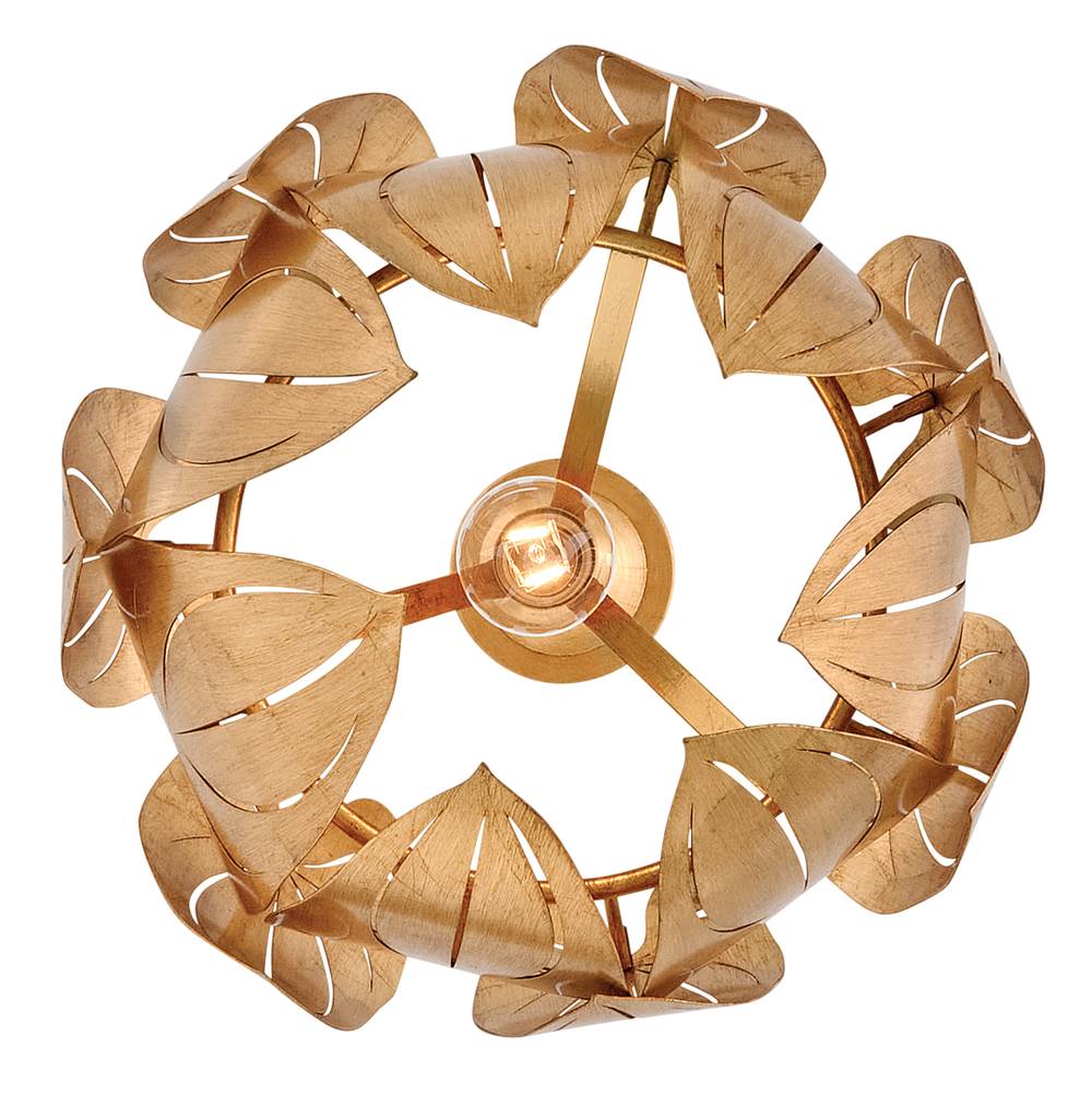 Fredrick Ramond FR47167DA Distressed Brass Large Convertible Semi-flush Mount Image 3