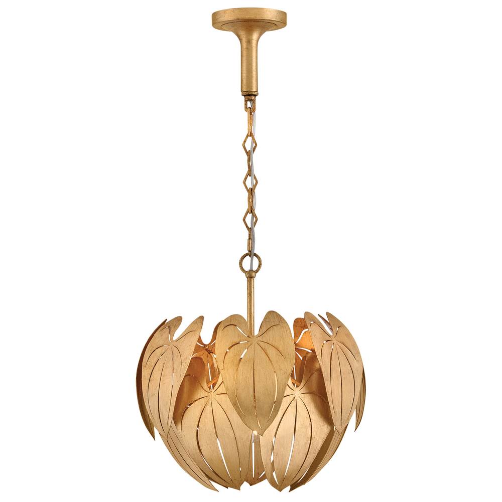 Fredrick Ramond FR47167DA Distressed Brass Large Convertible Semi-flush Mount Image 2
