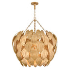 Fredrick Ramond FR47168DA Distressed Brass Large Chandelier Image 1