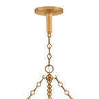 Fredrick Ramond FR47168DA Distressed Brass Large Chandelier Image 4