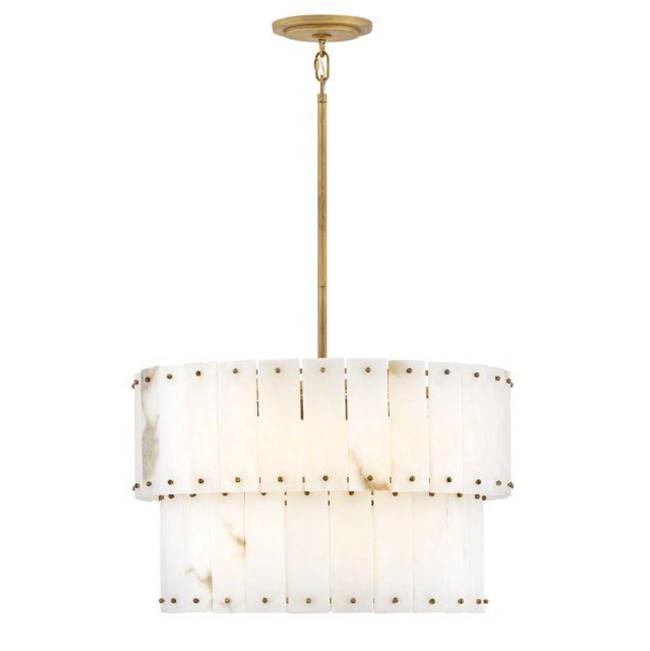 Fredrick Ramond FR47751BNG Burnished Gold Medium Convertible Chandelier Image 1