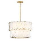 Fredrick Ramond FR47751BNG Burnished Gold Medium Convertible Chandelier Image 7