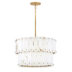 Fredrick Ramond FR47751BNG Burnished Gold Medium Convertible Chandelier Image 6