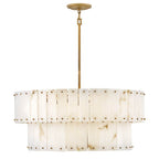 Fredrick Ramond FR47754BNG Burnished Gold Medium Drum Chandelier Image 6