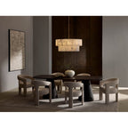 Fredrick Ramond FR47754BNG Burnished Gold Medium Drum Chandelier Image 2