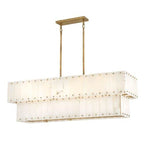 Fredrick Ramond FR47756BNG Burnished Gold Medium Eight Light Linear Image 1