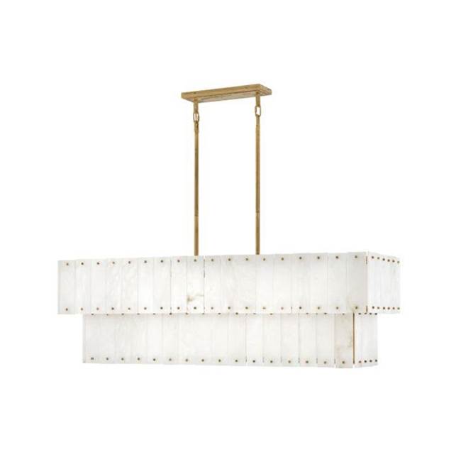 Fredrick Ramond FR47756BNG Burnished Gold Medium Eight Light Linear Image 5