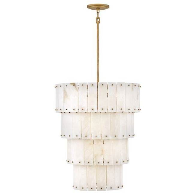 Fredrick Ramond FR47758BNG Burnished Gold Medium Multi Tier Chandelier Image 1