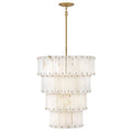 Fredrick Ramond FR47758BNG Burnished Gold Medium Multi Tier Chandelier Image 1