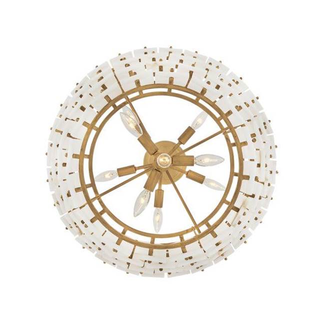 Fredrick Ramond FR47758BNG Burnished Gold Medium Multi Tier Chandelier Image 2
