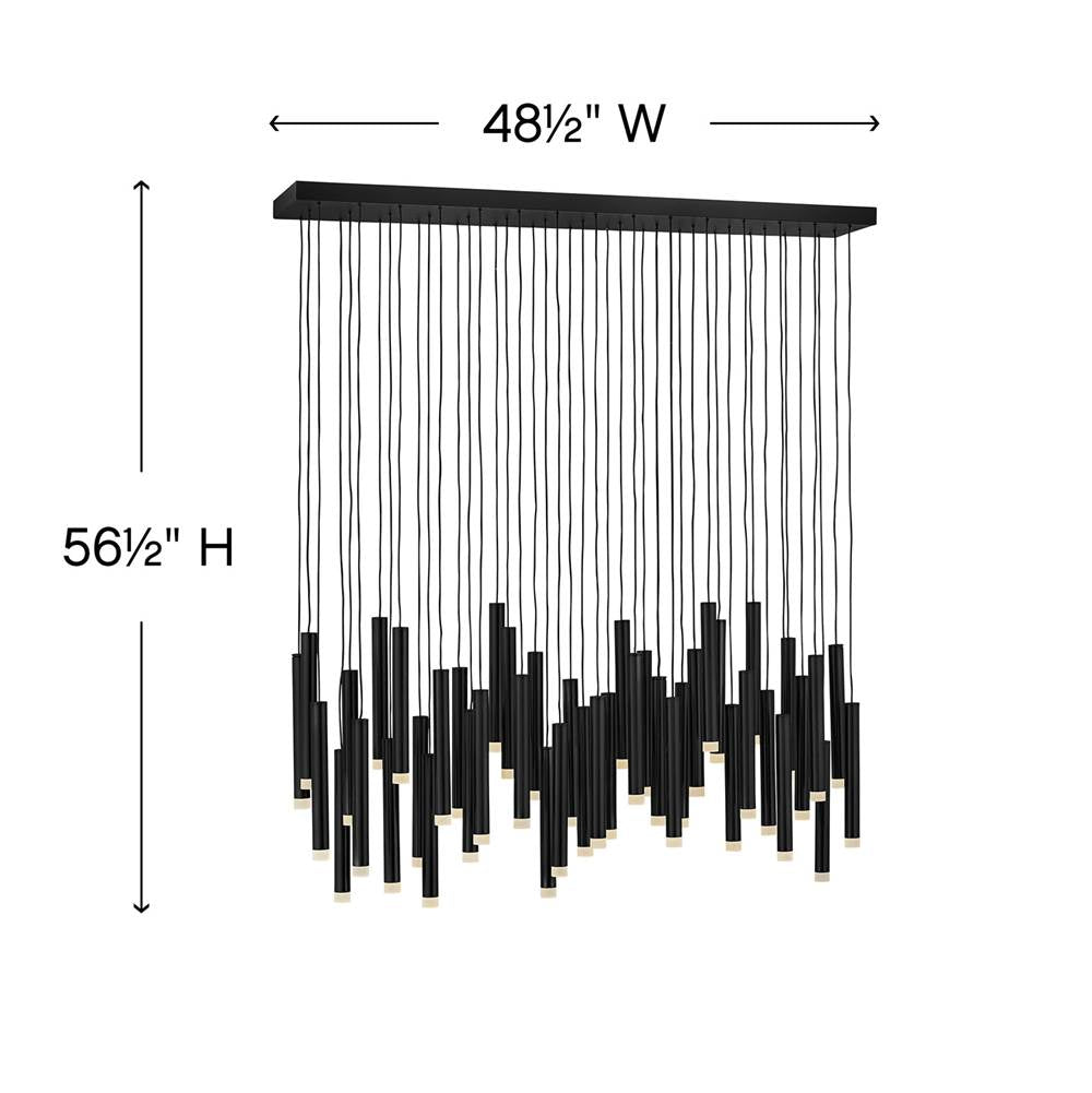 Fredrick Ramond FR49909BLK Black Chandelier Harmony Image 5