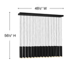 Fredrick Ramond FR49909BLK Black Chandelier Harmony Image 4