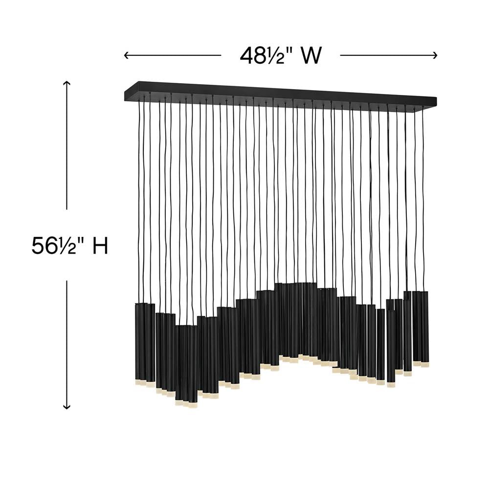 Fredrick Ramond FR49909BLK Black Chandelier Harmony Image 3