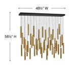 Fredrick Ramond FR49909HBR Heritage Brass Chandelier Harmony Image 2
