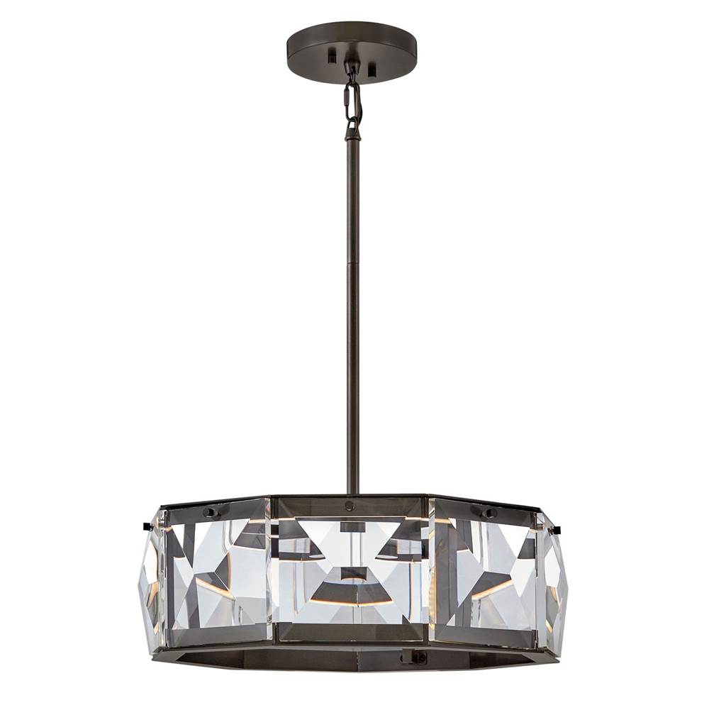 Fredrick Ramond FR30103BX Black Oxide Medium Led Convertible Semi-flush Mount Image 1