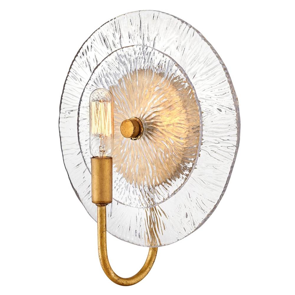 Fredrick Ramond FR30120DA Distressed Brass Medium Single Tier Pendant Image 1