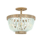 Fredrick Ramond FR30203BNG-BG Burnished Gold Medium Semi-flush Mount Image 1