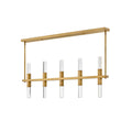 Fredrick Ramond FR30608HBR Heritage Brass Ten Light Led Linear Image 1