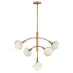 Fredrick Ramond FR38405HB Heritage Brass Medium Multi Tier Chandelier Image 1