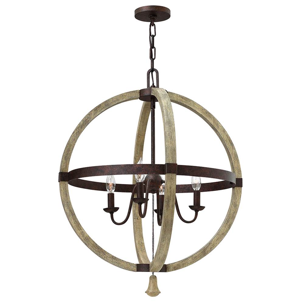 Fredrick Ramond FR40564IRR Iron Rust Chandelier Middlefield Image 1