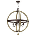 Fredrick Ramond FR40564IRR Iron Rust Chandelier Middlefield Image 1