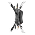 Fredrick Ramond FR40902BGR Brushed Graphite Two Light Sconce Image 1