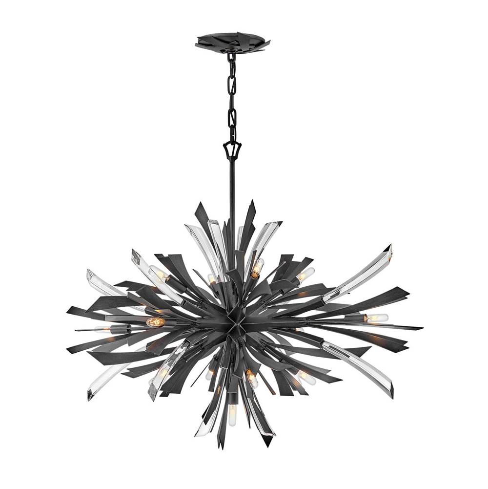 Fredrick Ramond FR40906BGR Brushed Graphite Medium Single Tier Pendant Image 1