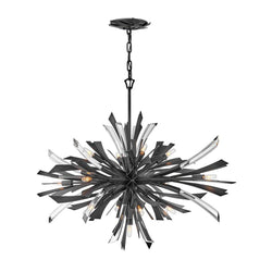 Fredrick Ramond FR40906BGR Brushed Graphite Medium Single Tier Pendant Image 1
