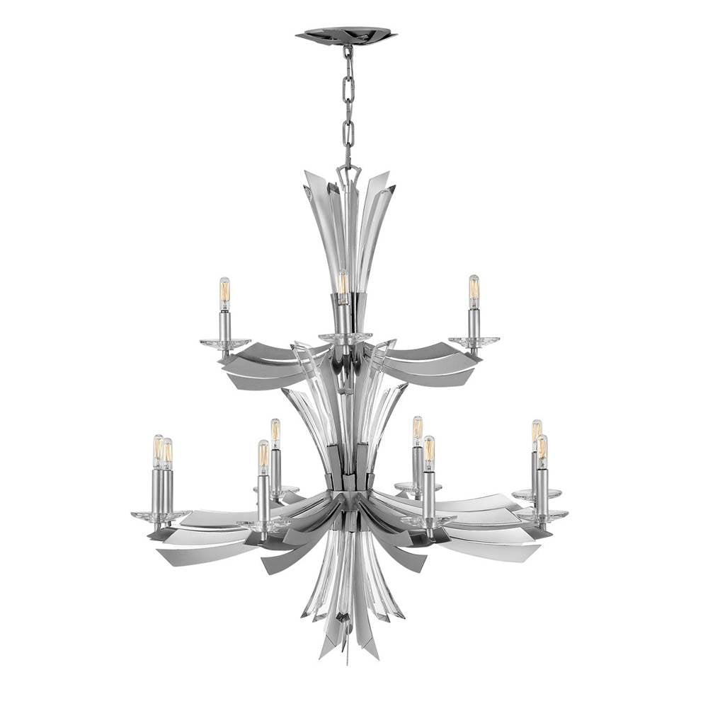 Fredrick Ramond FR40909GG Glacial Chandelier Vida Image 1
