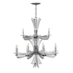Fredrick Ramond FR40909GG Glacial Chandelier Vida Image 1