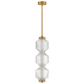 Fredrick Ramond FR41467LCB Lacquered Brass Medium Led Convertible Pendant Image 1