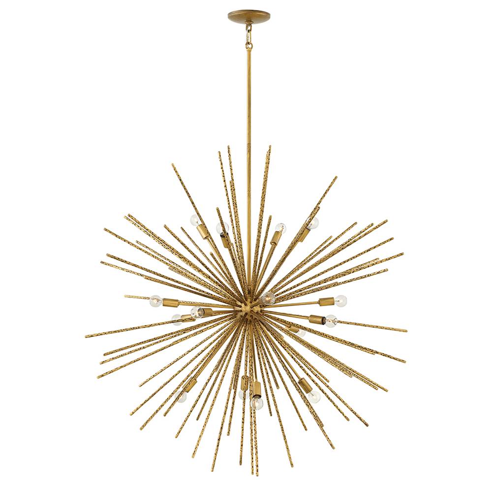 Fredrick Ramond FR43016BNG Burnished Gold Chandelier Tryst Image 1